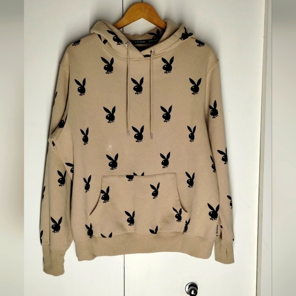 Playboy TAN HOODIE SIZE SMALL